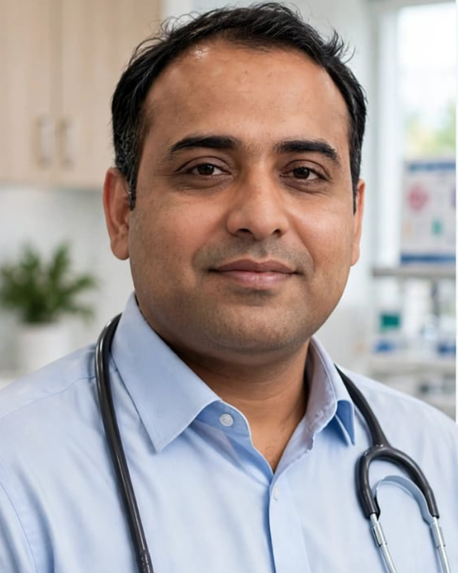 Dr. Deepak Kumar Jha — Consultant Physician & Cardio-Diabetologist